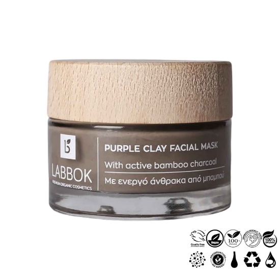 Labbok 2 in 1 Purple Clay Detox Face Mask 50 ml
