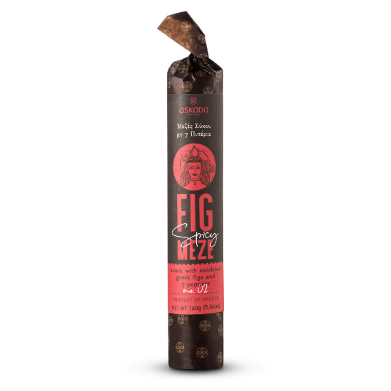 Fig Meze Spicy: A Flavor Explosion of Sundried Figs and Seven Peppers 160g Askada